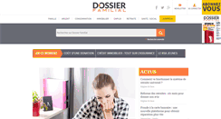 Desktop Screenshot of dossierfamilial.com